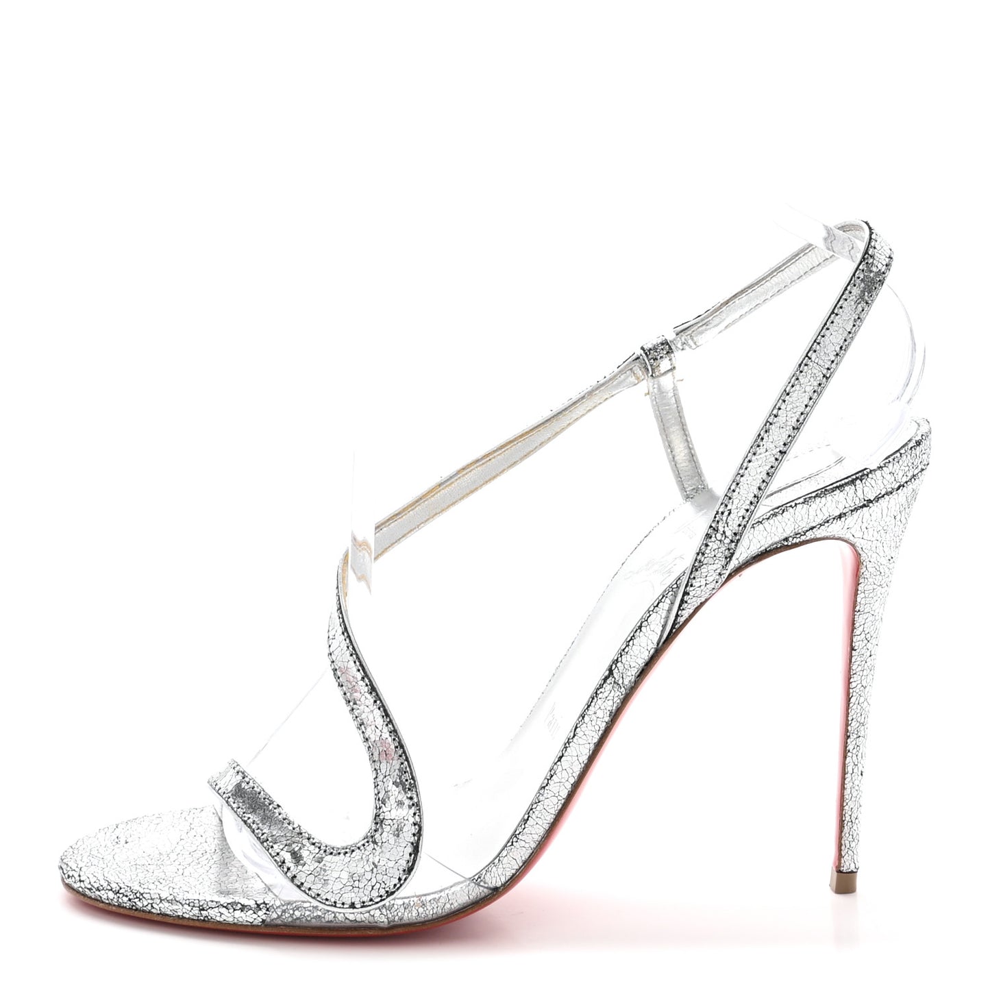 Laminato Manoir PVC Rosalie 100 Sandals 39.5 Silver