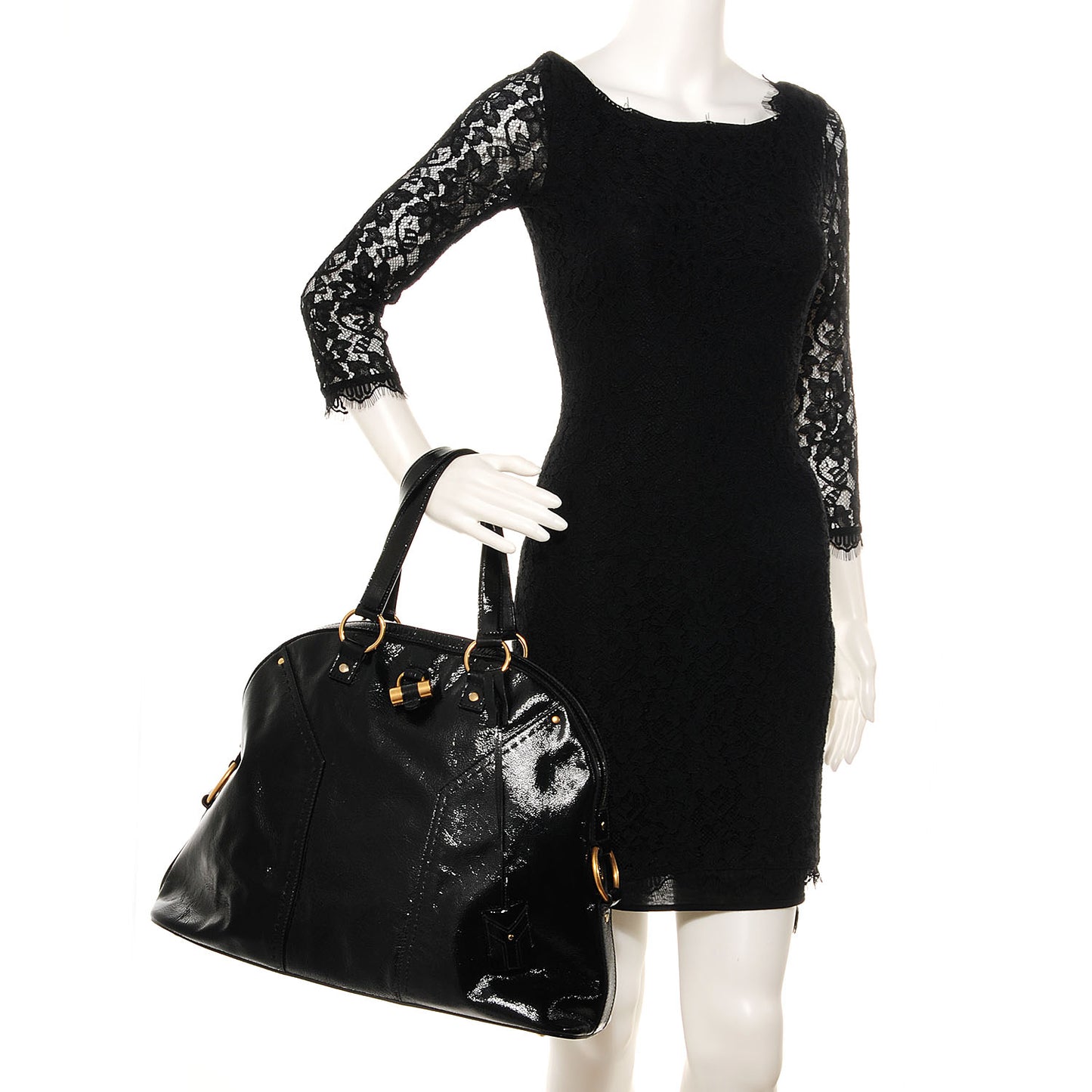 Patent Oversized Muse Black