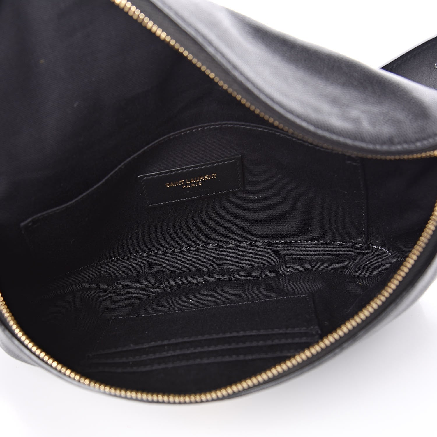 Saint Laurent Grain De Poudre Monogram Belt Bag Black 5 of 10