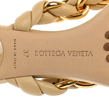 Bottega Veneta Nappa Dot Sandals 37 Cane Sugar 6 of 7
