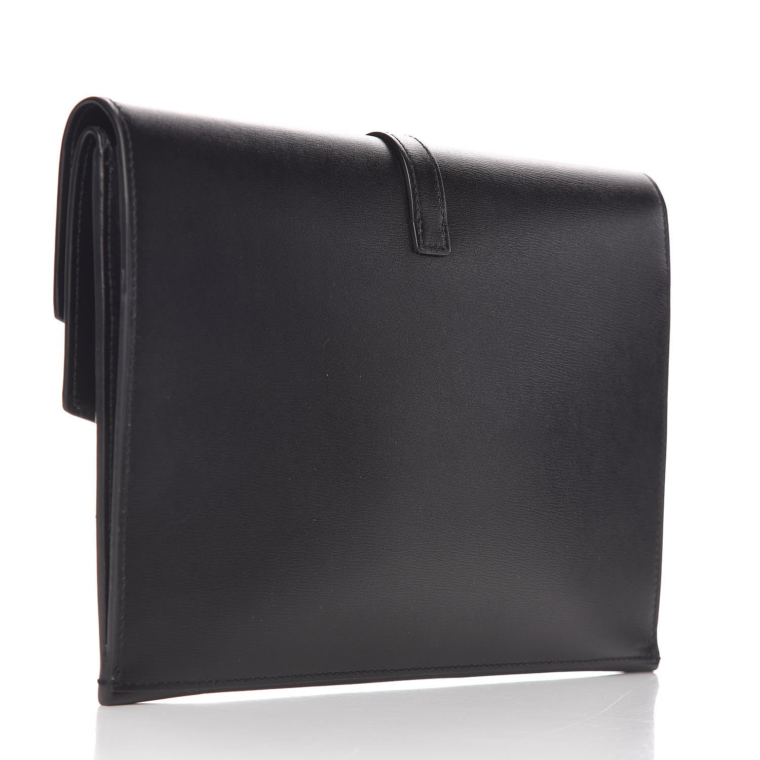 Saint Laurent Smooth Calfskin Monogram Sulpice Clutch Black 3 of 7