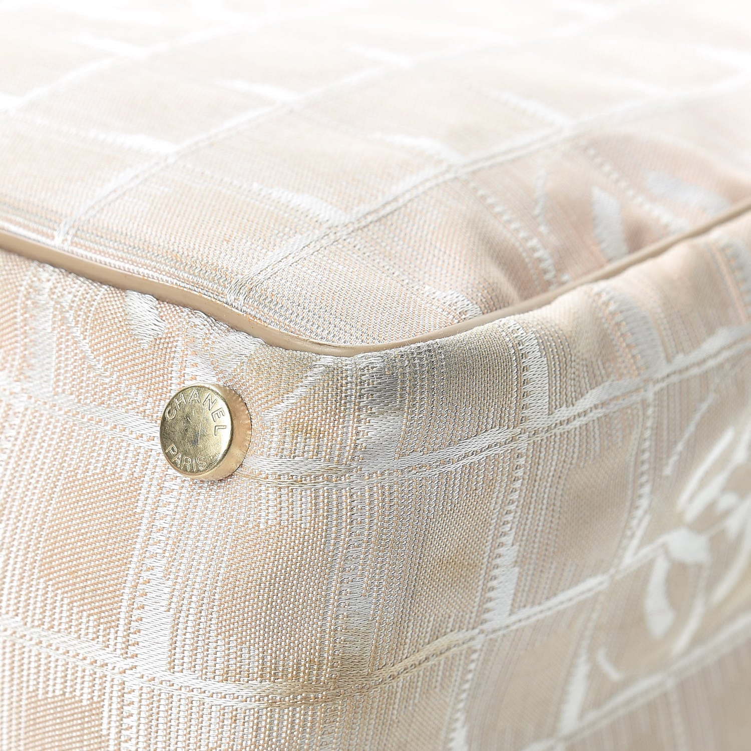Chanel Nylon Medium Travel Tote Beige 11 of 24