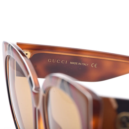 Gucci Acetate Square Frame Sunglasses GG0059S Multicolor 6 of 7