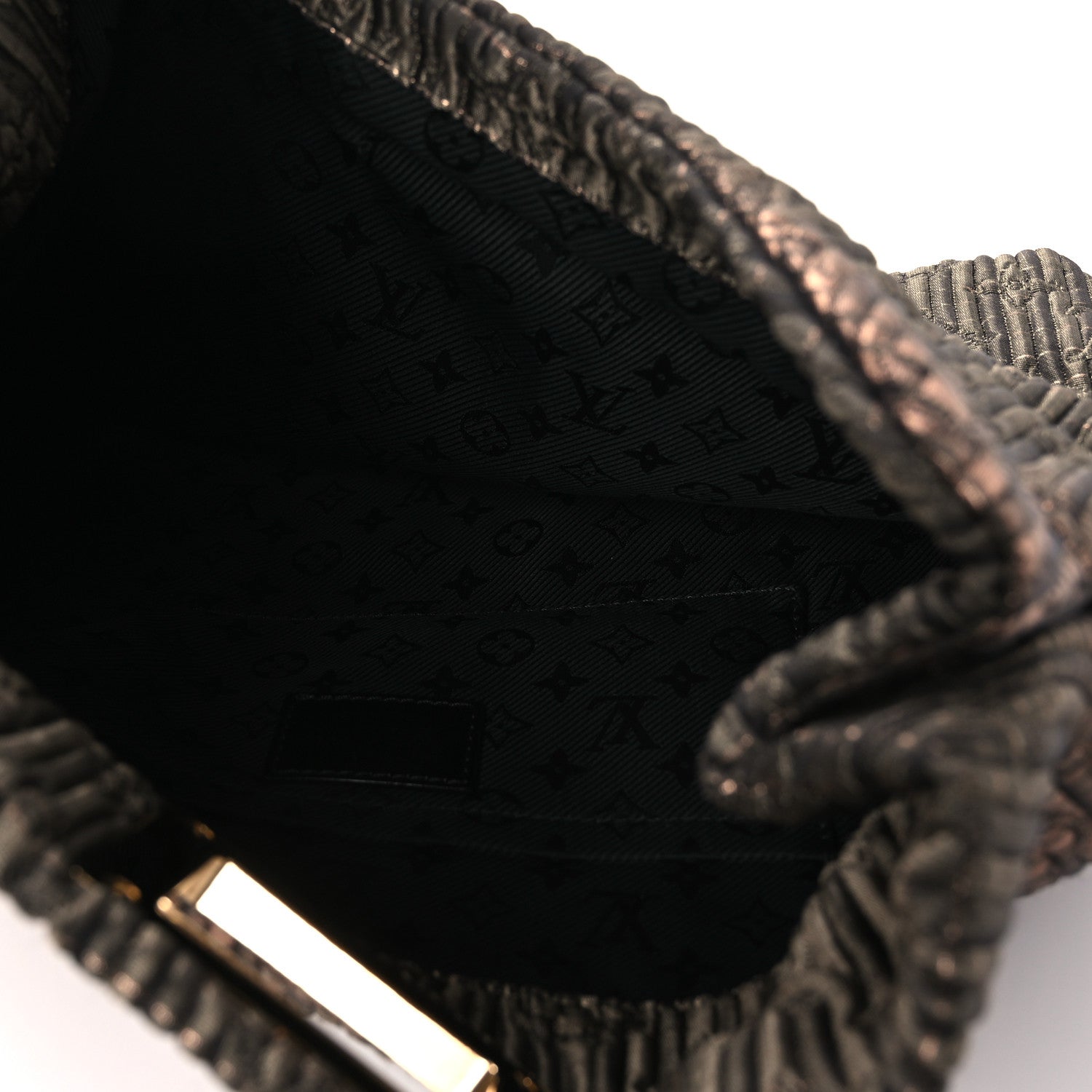 Louis Vuitton Jacquard Quilted Monogram Altair Clutch Bronze 6 of 13