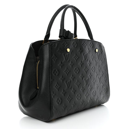 Louis Vuitton Empreinte Montaigne MM Black 3 of 10