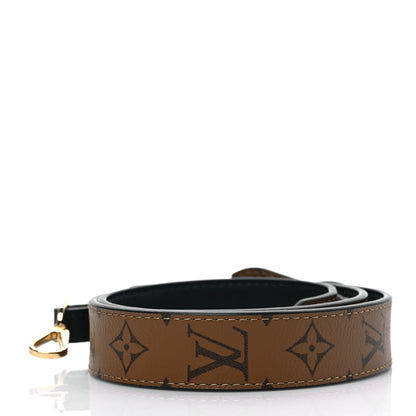 Louis Vuitton Reverse Monogram Bandouliere Shoulder Strap XL Black 2 of 3