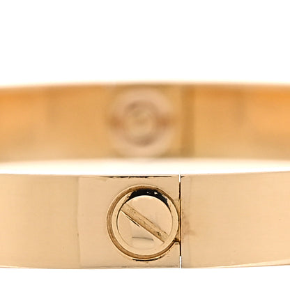 Cartier 18K Yellow Gold 4 Diamond LOVE Bracelet 17 4 of 8
