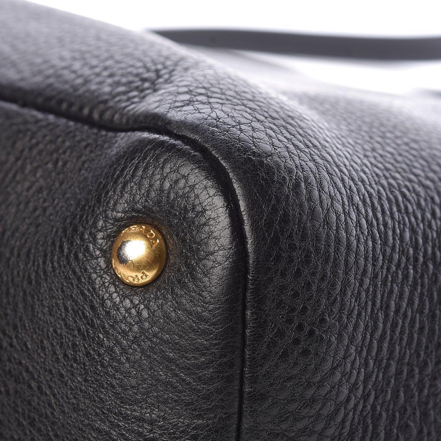 Vitello Daino Tote Black