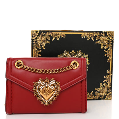 Dolce & Gabbana Smooth Calfskin Mini Devotion Crossbody Bag Poppy Red 10 of 10
