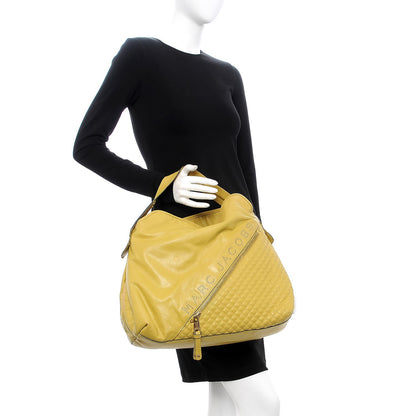 Marc Jacobs Lambskin Quilted Hobo Green 2 of 18