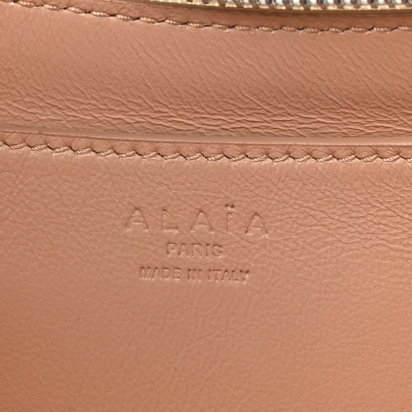 Lambskin Studded Chain Demi Lune Bag Ivory