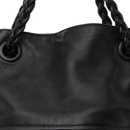 Bottega Veneta Cervo Deerskin Intrecciato Julie Tote Black 8 of 10