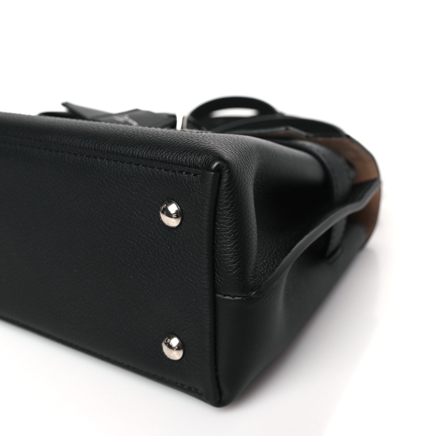 Louis Vuitton Calfskin Lockme Ever BB Black 8 of 8