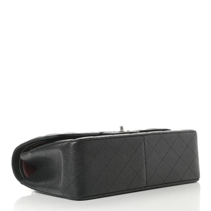 Chanel Caviar Quilted Jumbo Double Flap Black 4 of 12