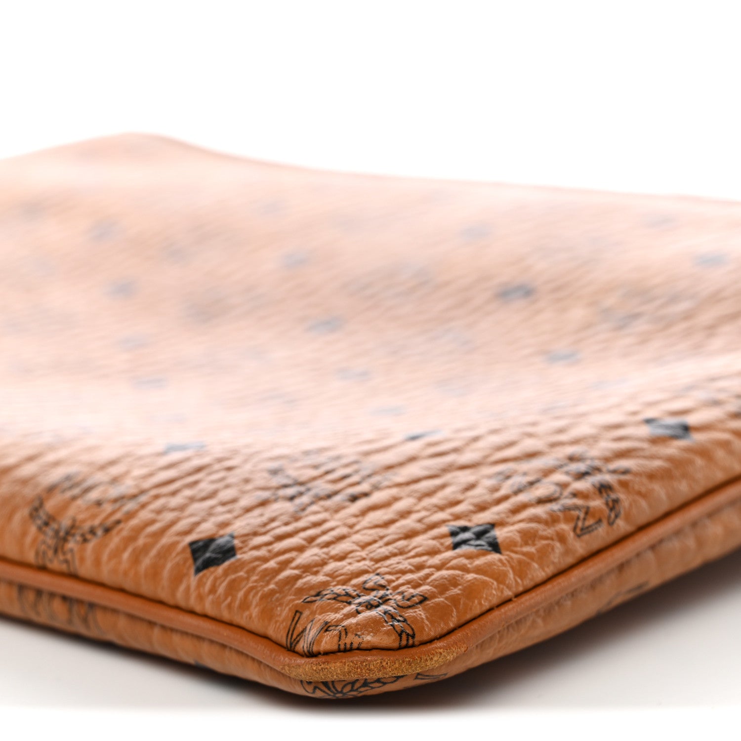 MCM Visetos Medium Crossbody Pouch Cognac 9 of 12