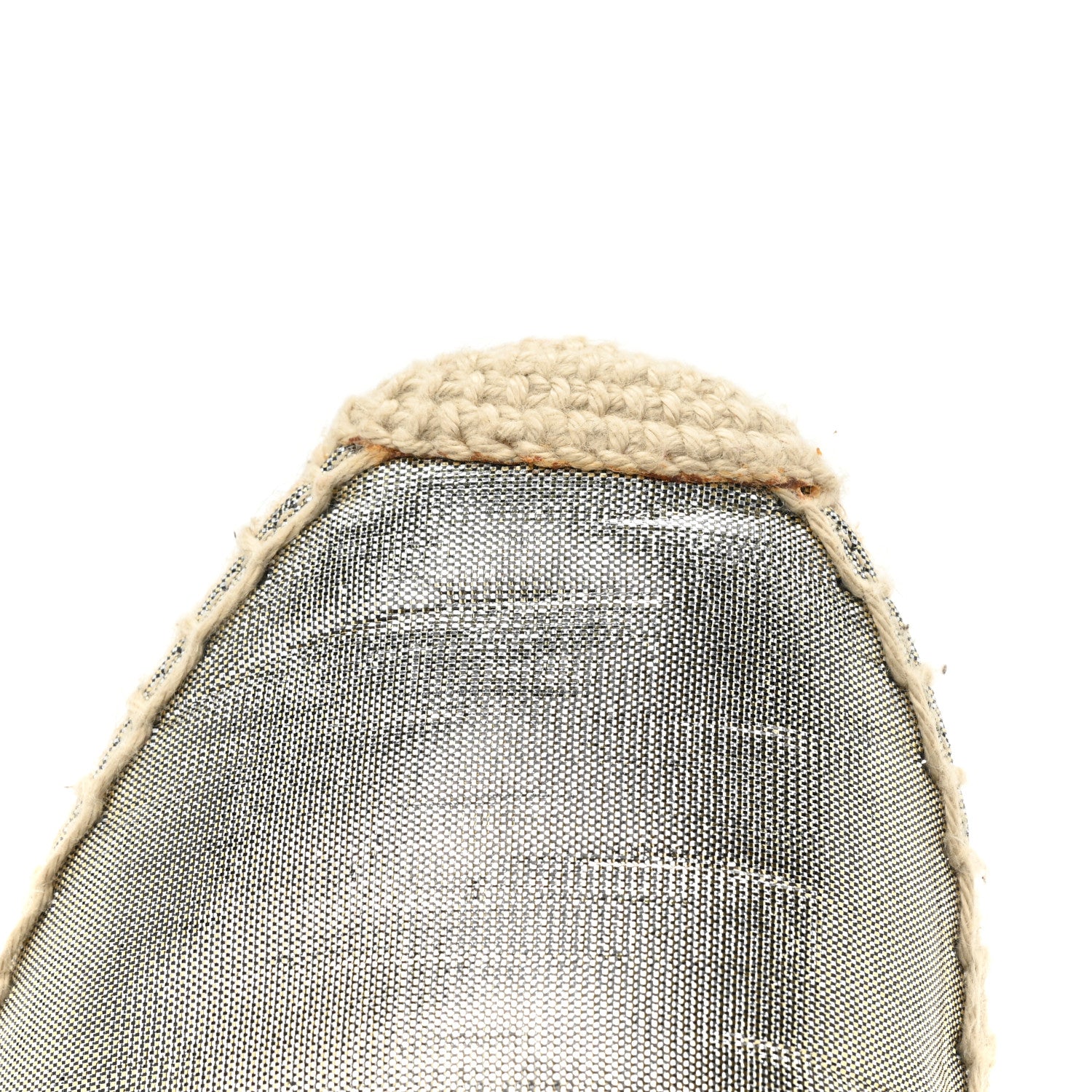 Jimmy Choo Metallic Lame Studded Dreya Espadrilles 36 Silver 10 of 10