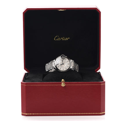 Cartier Stainless Steel Diamond 33mm Ballon Bleu De Cartier Automatic Watch 6 of 6