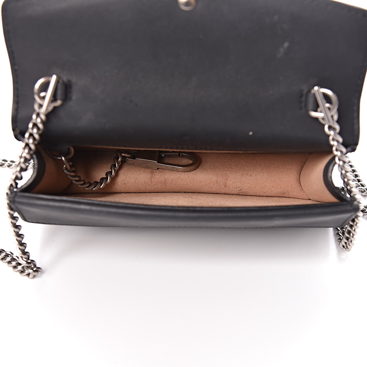 Suede Super Mini Dionysus Shoulder Bag Black