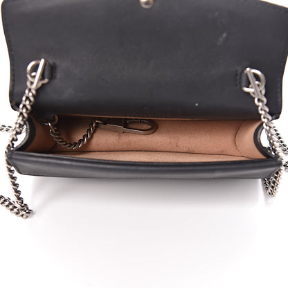 Gucci Suede Super Mini Dionysus Shoulder Bag Black 5 of 13