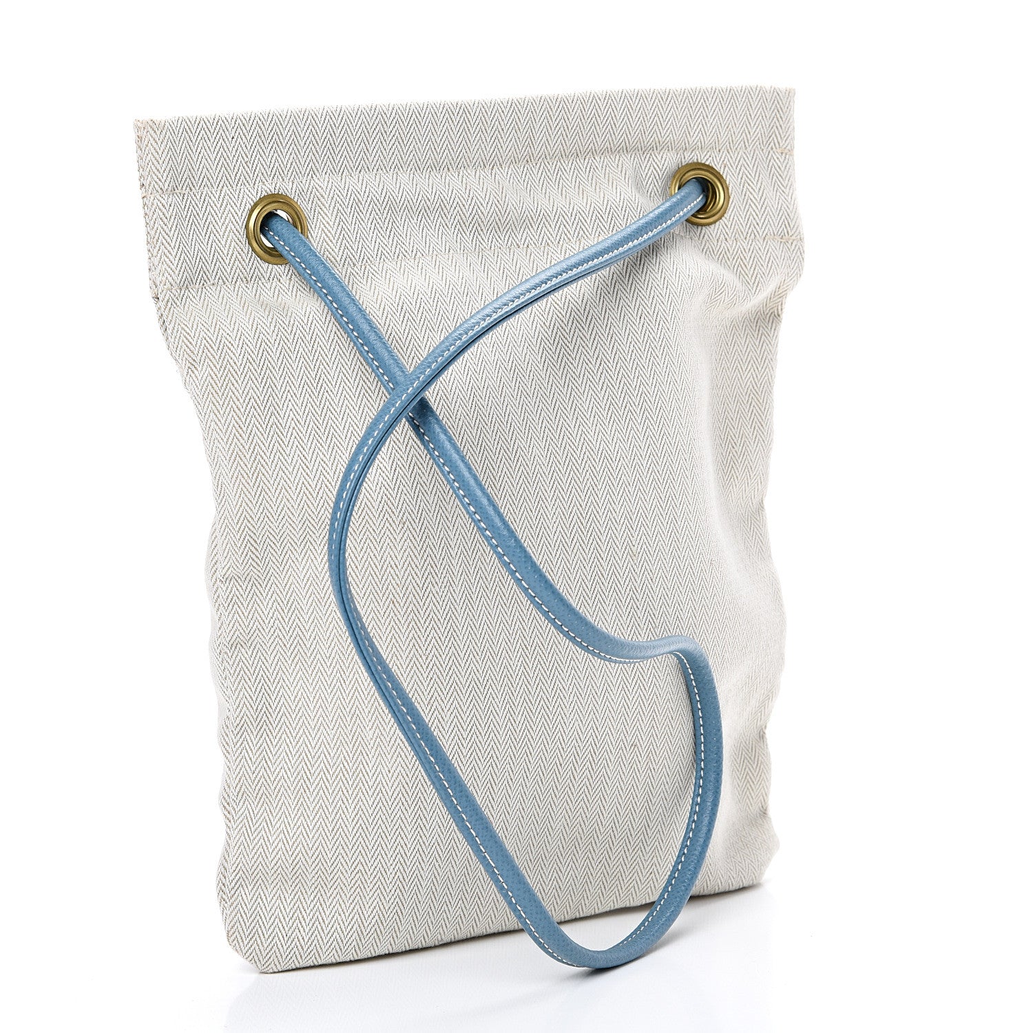 Hermes Canvas Epsom Aline Grooming Bag Craie 2 of 9