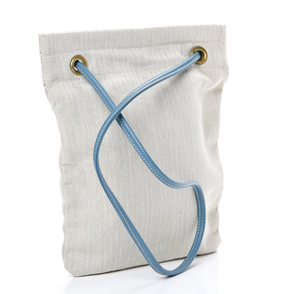 Hermes Canvas Epsom Aline Grooming Bag Craie 2 of 9