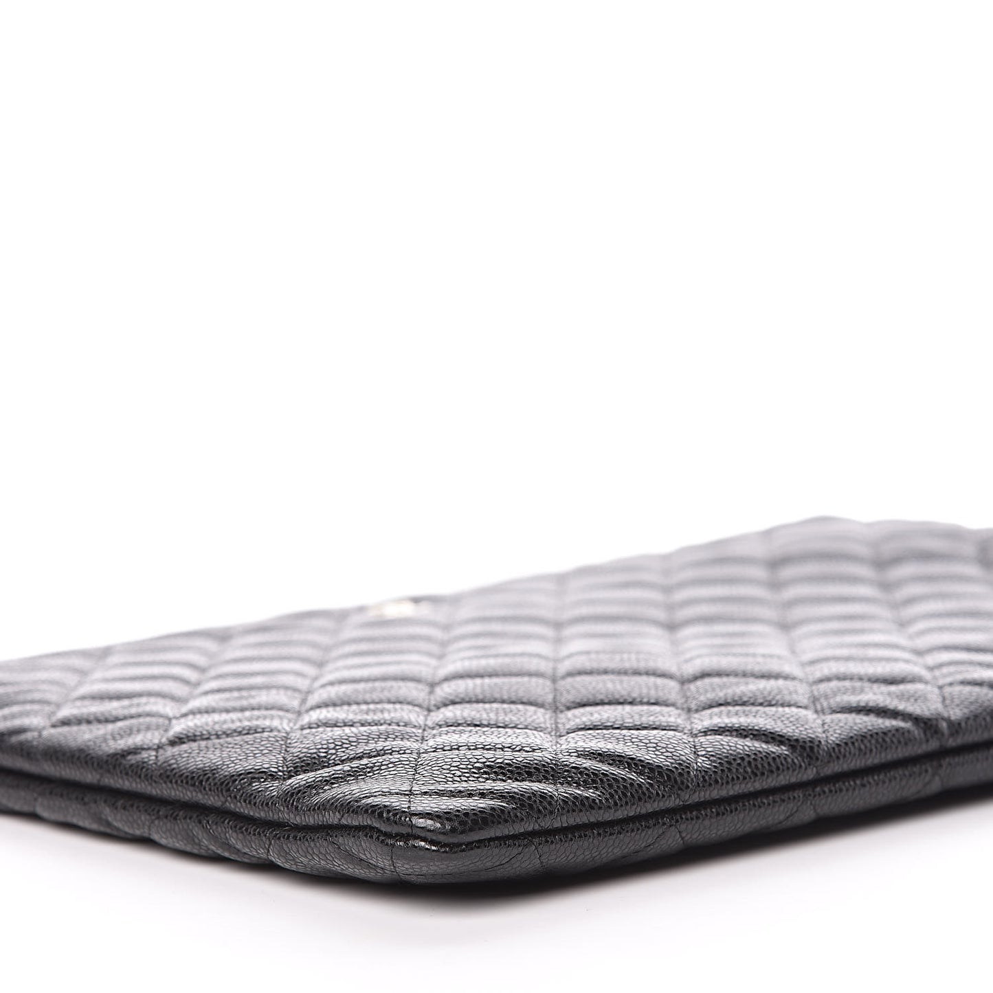 Caviar Quilted XL Cosmetic Case Black