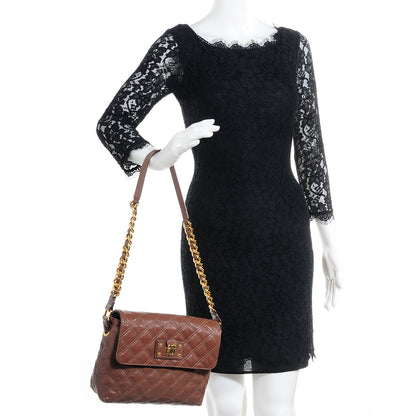 Marc Jacobs Lacquered Lambskin The Large Single Flap Taupe 2 of 10