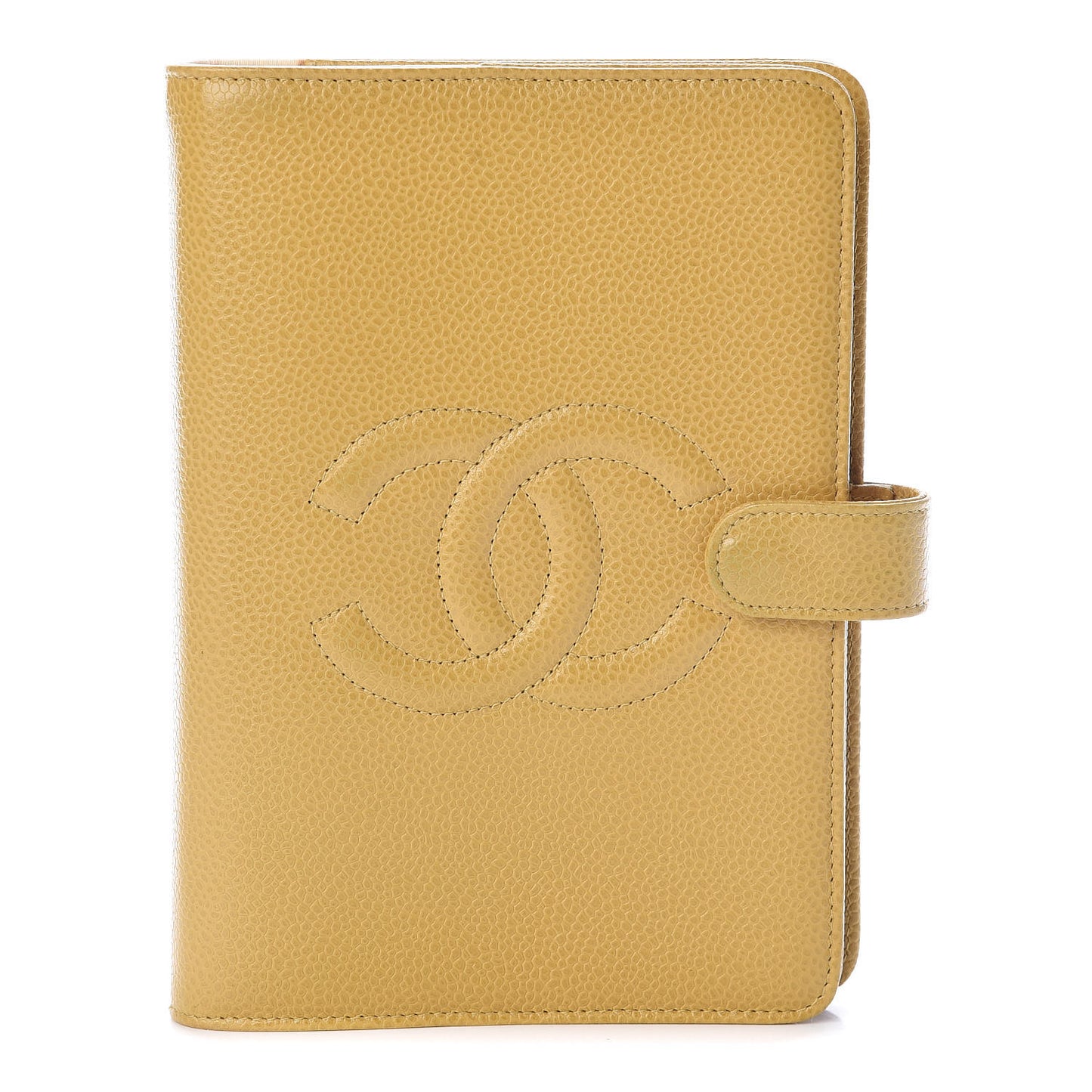 Caviar Timeless CC Ring Agenda Planner Yellow