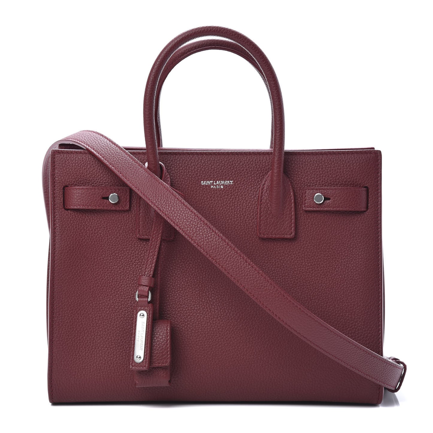 Grained Calfskin Nano Sac De Jour Souple Palissandre