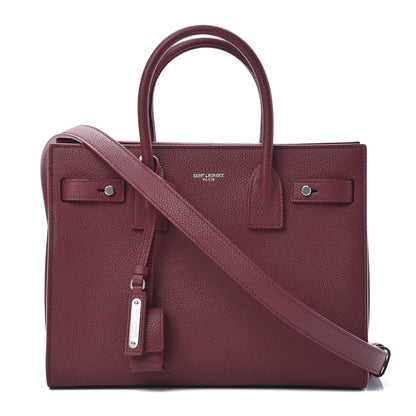 Saint Laurent Grained Calfskin Nano Sac De Jour Souple Palissandre 1 of 10
