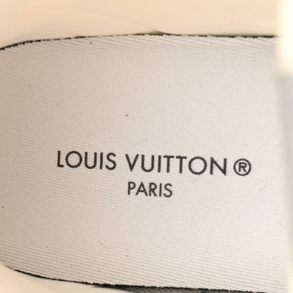 Louis Vuitton Recycled Polyester Charlie Sneakers 37.5 White Cacao Brown 7 of 9