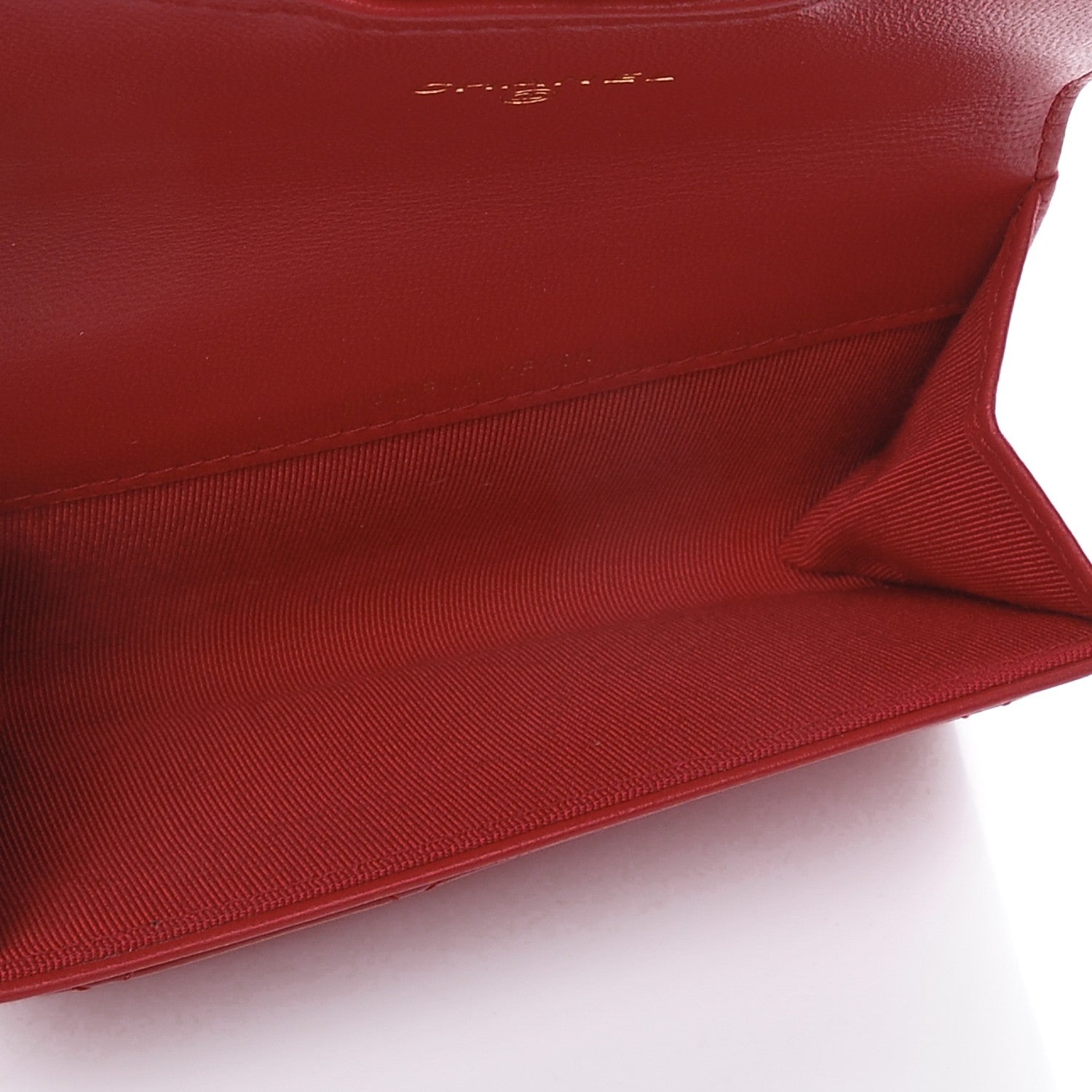 Chanel Lambskin Quilted Flap Card Holder Dark Pink 5 of 8