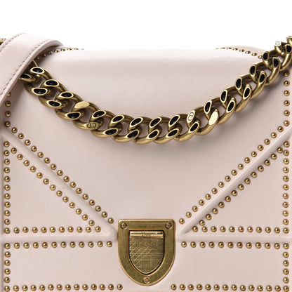 Christian Dior Lambskin Studded Small Diorama Flap Bag Light Pink 11 of 12
