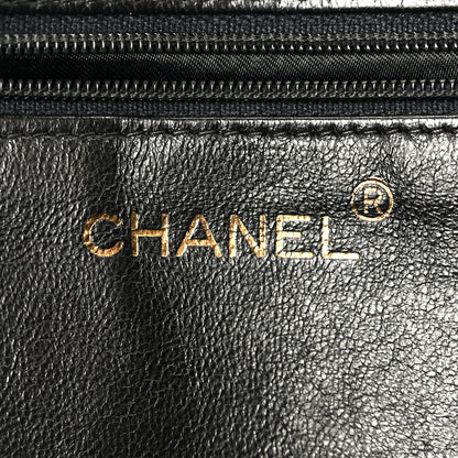 Chanel Lambskin Quilted Diamond CC Flap Black 6 of 11