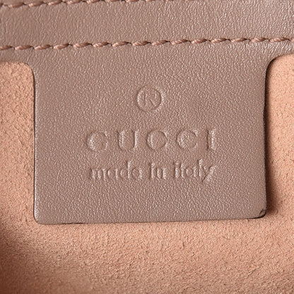 Gucci Calfskin Matelasse Medium GG Marmont Shoulder Bag Porcelain Rose 8 of 9
