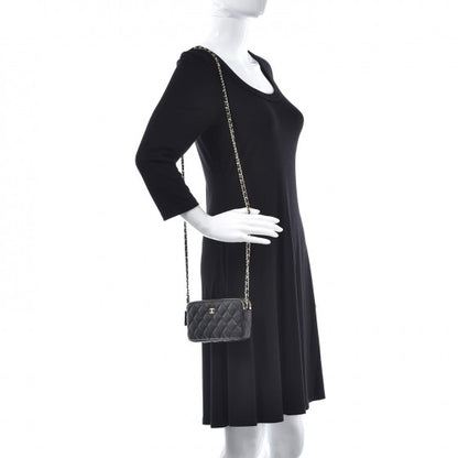 Chanel Caviar Quilted Small Clutch With Chain Black 2 of 13