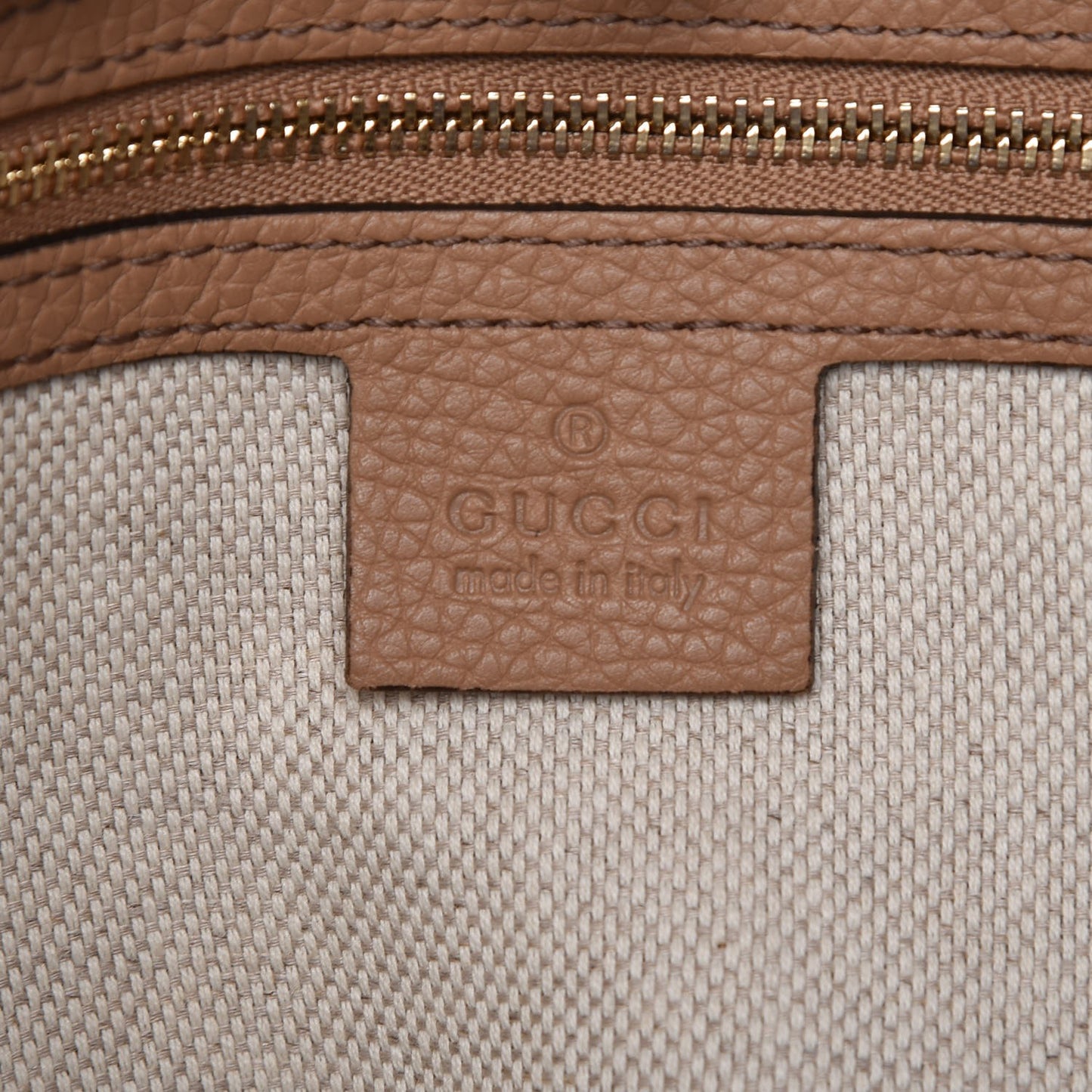 Pebbled Calfskin Medium Soho Chain Shoulder Bag Rose Beige