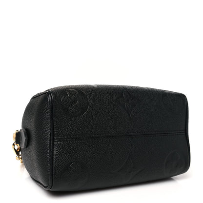 Louis Vuitton Empreinte Monogram Giant Speedy Bandouliere 20 Black 4 of 9