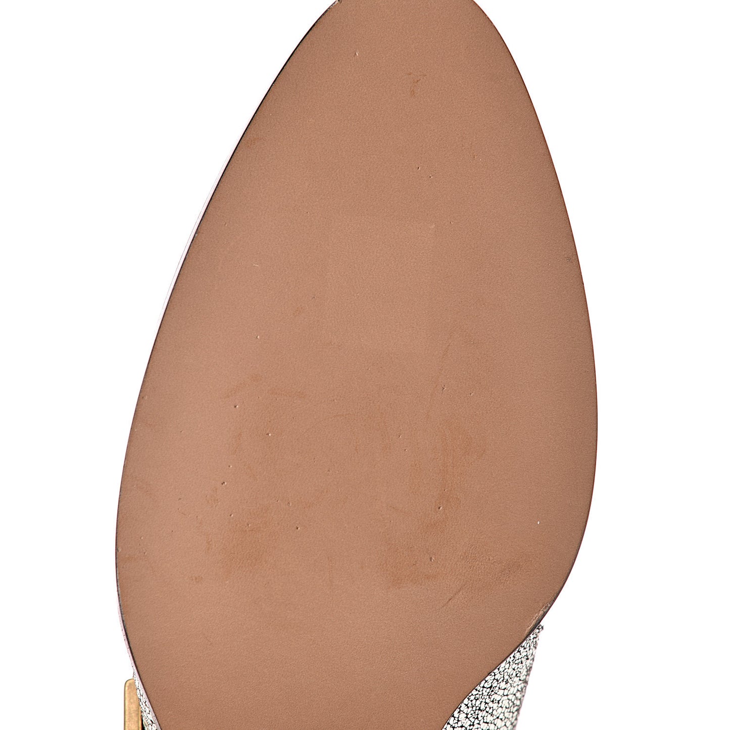 Metallic Nappa Sheepskin Studded Susanna Ankle Boots 38 Gold