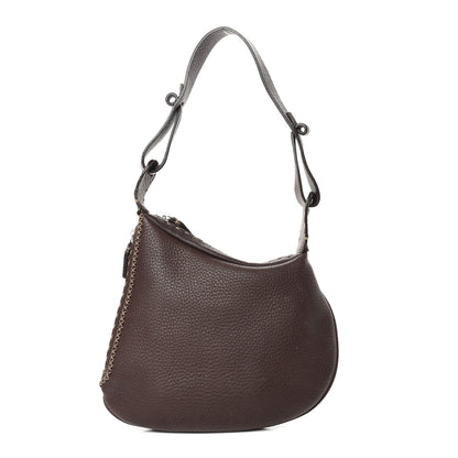 Fendi Calfskin Romano Selleria Oyster Brown 1 of 9