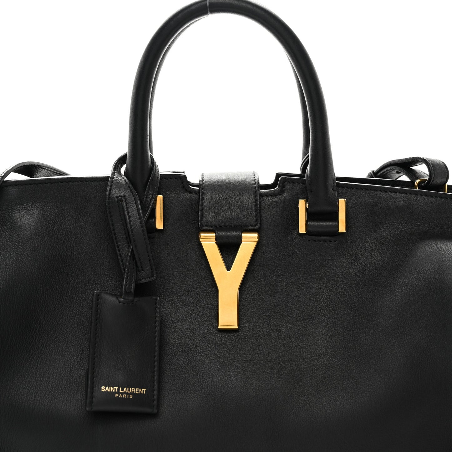 Calfskin Small Classic Y Cabas Black