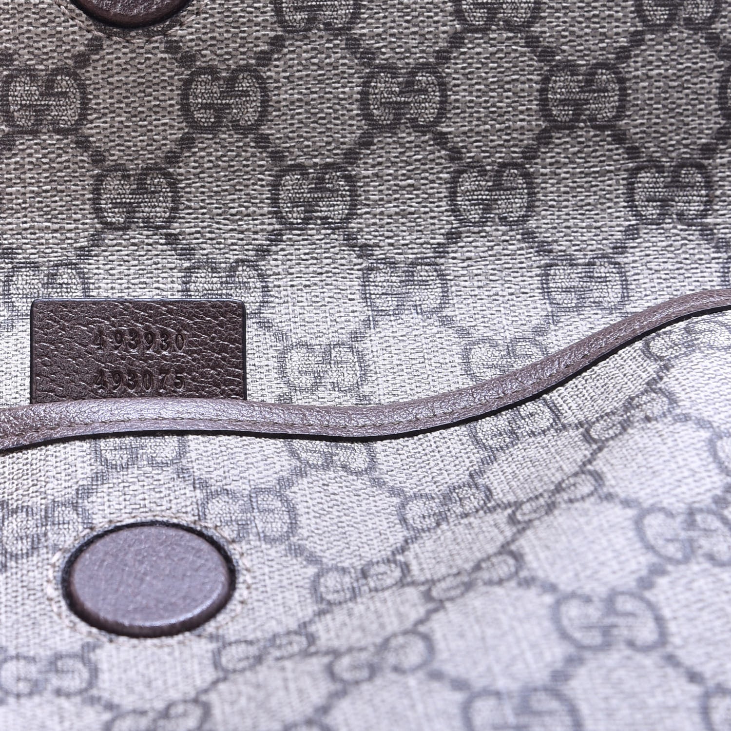 Gucci GG Supreme Monogram Neo Vintage Web Belt Bag Brown 7 of 11