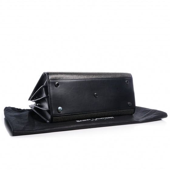 Calfskin Studded Sac De Jour Small Black