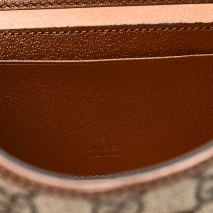 Gucci GG Supreme Monogram Calfskin Mini Padlock Top Handle Shoulder Bag Beige Black Cuir 6 of 11