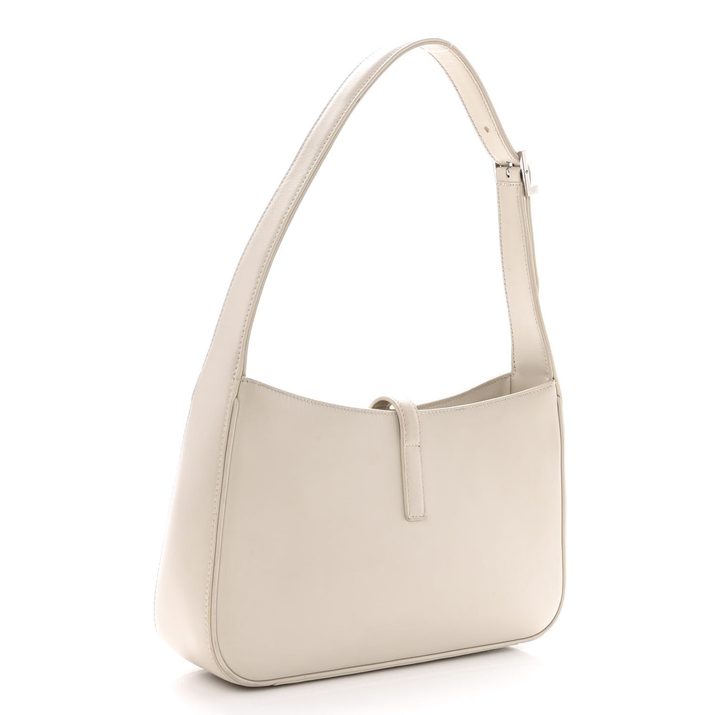 Smooth Calfskin Le 5 A 7 Hobo Blanc Vintage