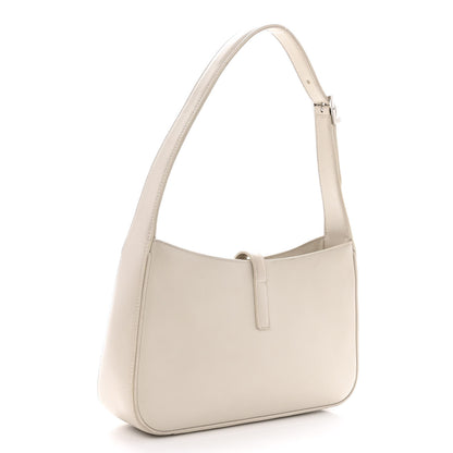 Saint Laurent Smooth Calfskin Le 5 A 7 Hobo Blanc Vintage 3 of 9