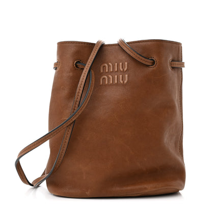 Miu Miu Nappa Mini Bag Oak 1 of 10