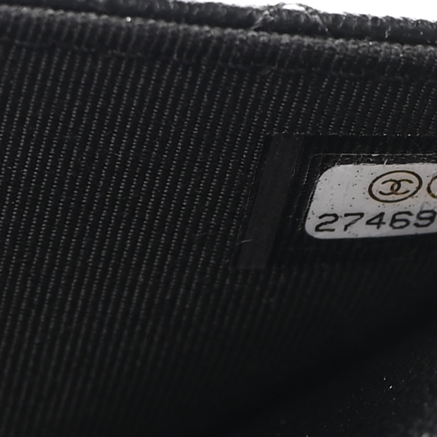 Chanel Grained Calfskin Quilted CC Box Wallet On Chain WOC Black 8 of 11