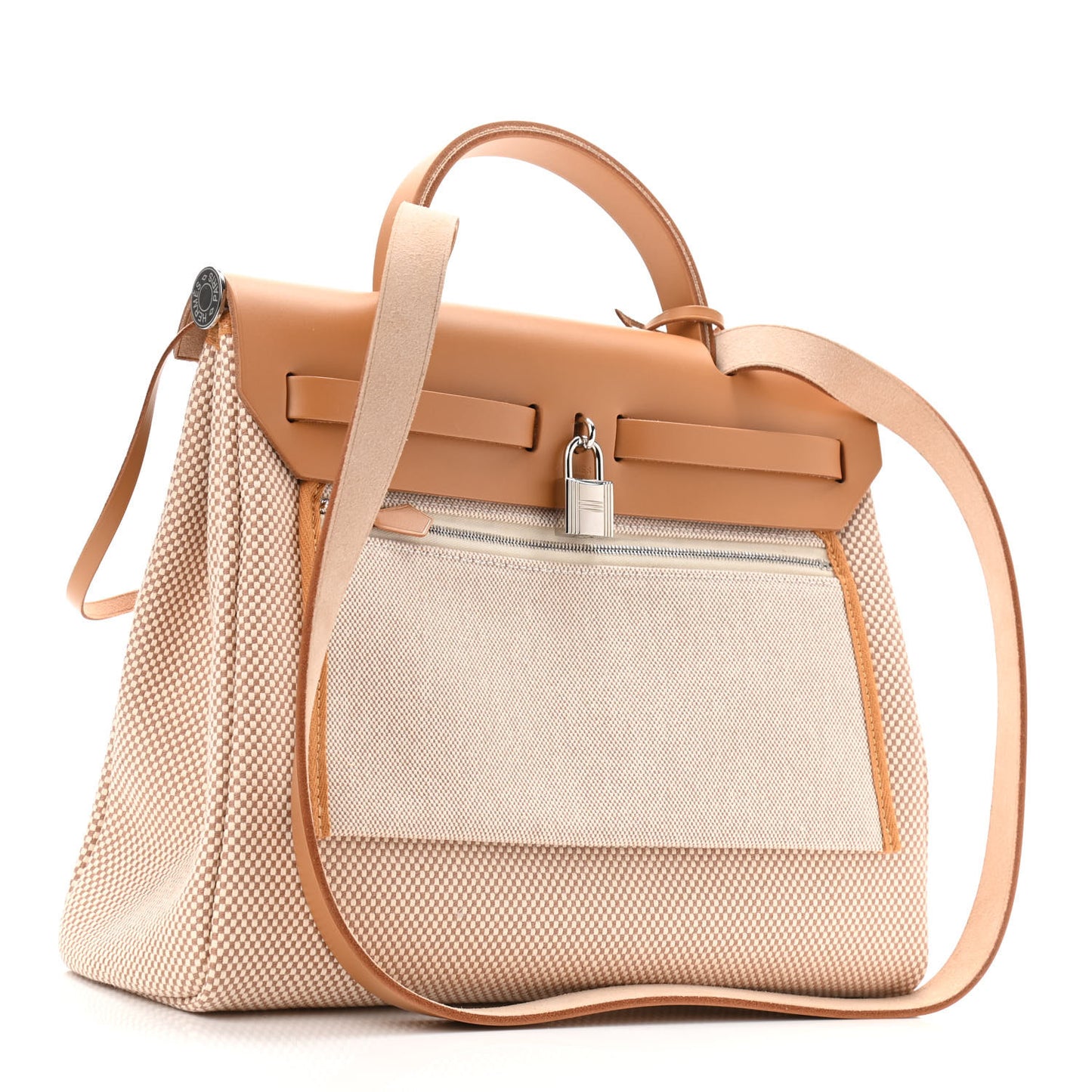 Vache Hunter Criss Viking Herbag Zip Retourne 31 PM Ecru Beige Naturel