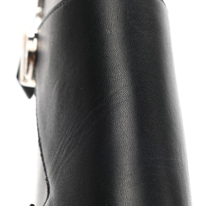 Louis Vuitton Calfskin Monogram Janet Ankle Boots 37 Black 9 of 12